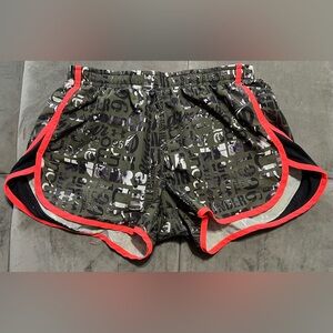 Under Armour Black and Red Graphic Shorts
